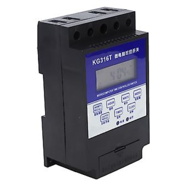 SK-02 Mikrotietokoneen Aikakytkin Ajastusviiverele kotitalouskäyttöön 12V 10A