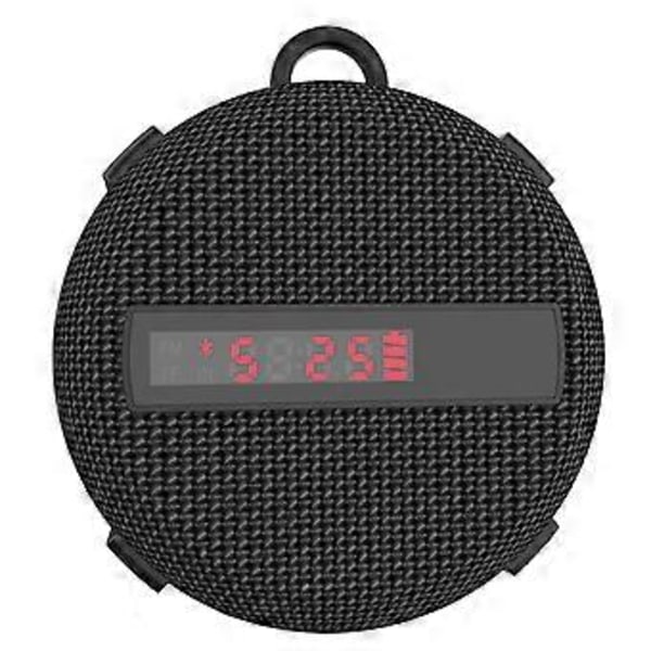Bärbar Bluetooth-kompatibel LED-display Cykelhögtalare 800mAh Batteri T-Flash Kort Dammtät Fallsäker SoundBar