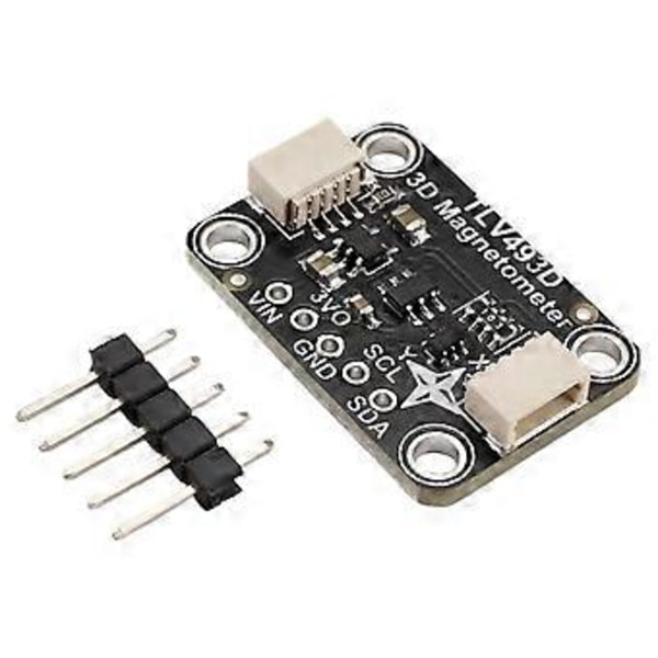 TLV493D Trippelaxel Magnetometer Modul Kompatibel med STEMMA QT Qwiic