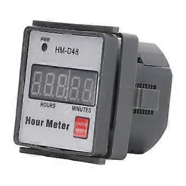 Timeteller Digitalt Display Timer ABS Måler 0‑999.99 Timer Tidsmålingsverktøy AC 220‑240V