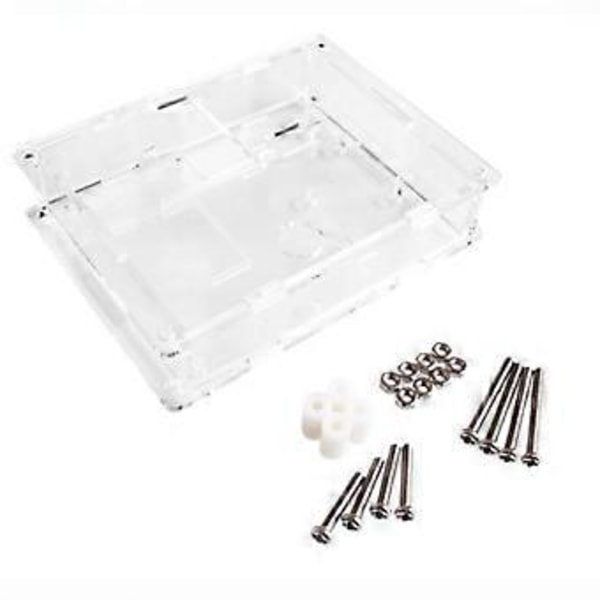 Klar akryl for etui til skallhus for LCR-T4 transistor tester ESR SCR/MOS