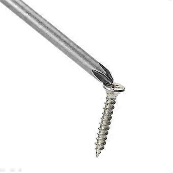 5 stk. 1/4'' 150mm Lang S2 Magnetisk Kryss for Hode PH1 PH2 Elektrisk Skrutrekker