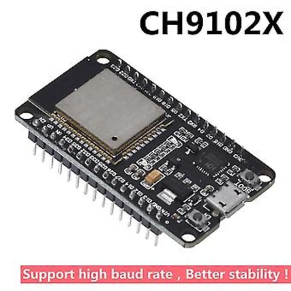 Esp32 Kehityskortti Ch9102x Wifi+bt Erittäin Alhainen Virrankulutus Kaksiytiminen Esp-32 Esp-32s Moduuli