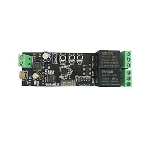 Tuya Wifi S Relemoduuli 2 Kanavaa Sovellus Kaukosäädin Kotiin