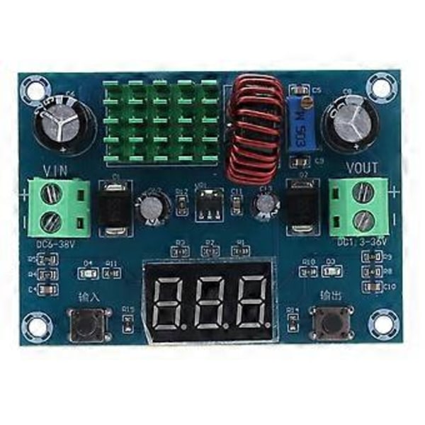 Spänningsregulatormodul Justerbar Digital Buck Board DC8-38V till DC1.3-36V 5A XHM291
