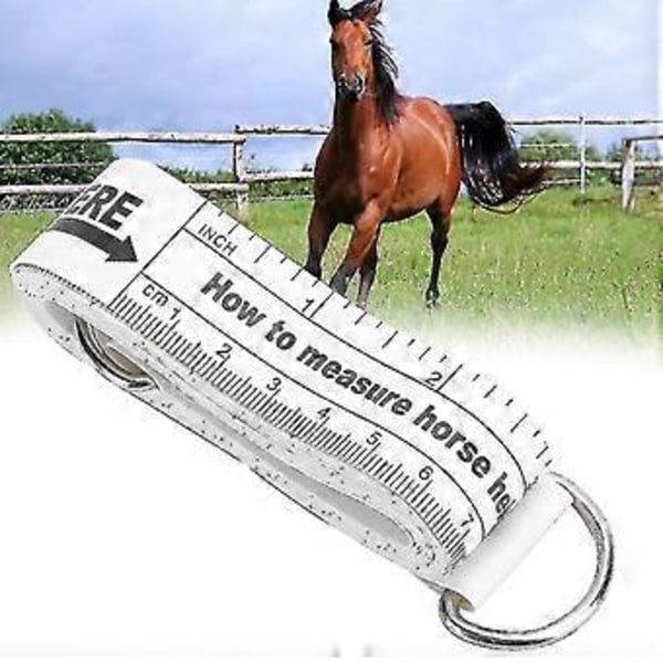 Mätband för Häst & Ponny Höjd & Vikt Enkel Mätning 2,5 Meter/ 98 Tum Hög Kvalitet