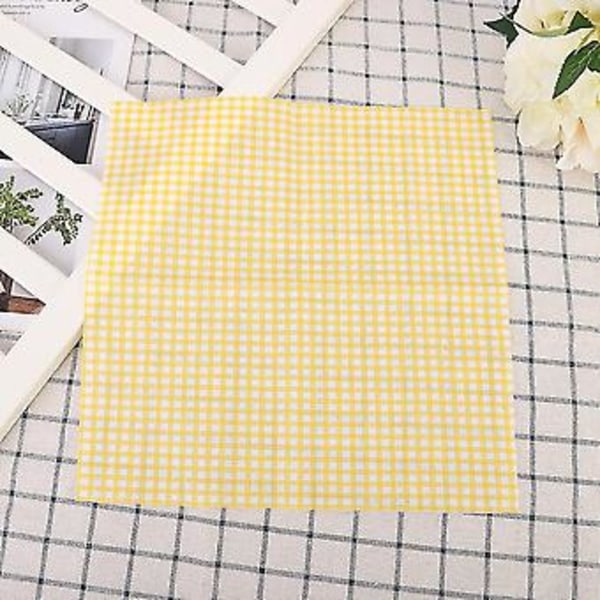 7 st/set 100% Bomull Batiker Sömnad Hantverkstyg för DIY Plånbok Kuddfodral (L)