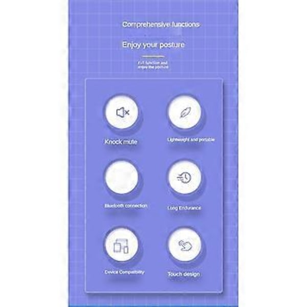 Langaton Bluetooth-näppäimistö Mini 78 näppäintä Peli- ja toimistokäyttöön Ladattava näppäimistö kosketuslevyllä Pad PC Tablet -laitteille, musta