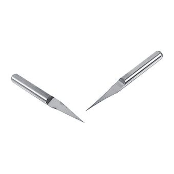 10 st 3,175 mm Hårdmetall CNC Gravyrbits Router Carving Tool, 10 Grader, Hög Precision & Hållbarhet för Trä, Plast, PCB Gravyr, DIY