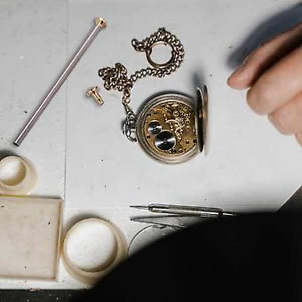 1 Låda Reparationsverktyg Set Klocka S Skruvar Sortiment Tub