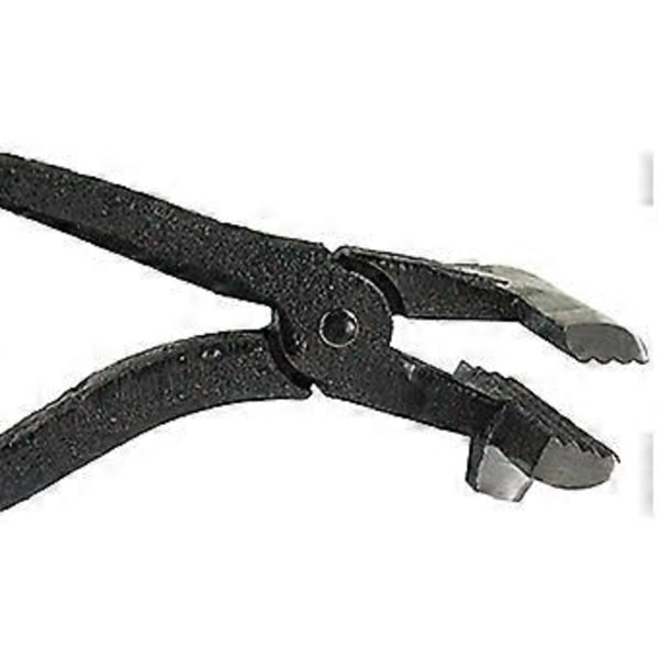 Svart Färg Stretch Tyg Tång Mungbredd 8cm Canvas Sträckartång