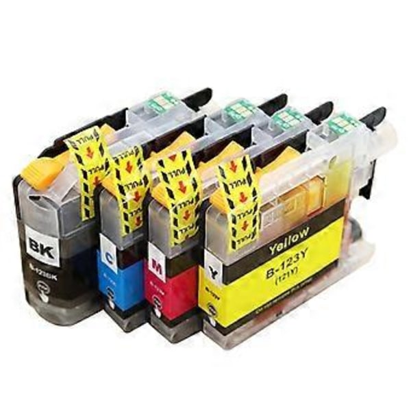 Ammattimainen mustepatruuna Brother DCP-J552DW DCP-J752DW -tulostimelle, kirkasväri muste syaani/magenta/keltainen/musta