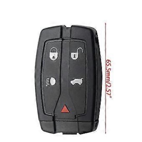 Uskåret-blad Blank Fjernbetjenings Nøgle Fob Cover Etui Taske til Rover-freelander 2