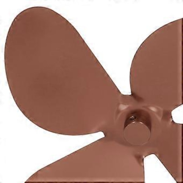 Komfurventilator Blad Aluminiumlegering 4 Blade Sæt Kit med Unbrakonøgle Skrue til Udskiftning Bronze