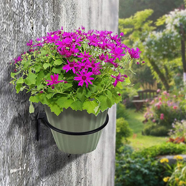 Växtkrukehållare, 3 st väggmonterade blomkrukor ring väggmontering blomkrukehållare