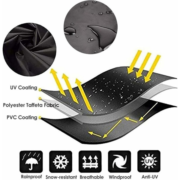 420D Oxford stof hængende solstolbetræk til havegynge, terrasse, græsplæne, møbelbeskytter