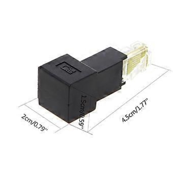 RJ45 Kobling Hann til Hunn Ethernet Kobling for Cat5e Ethernet Kabel Forlenger
