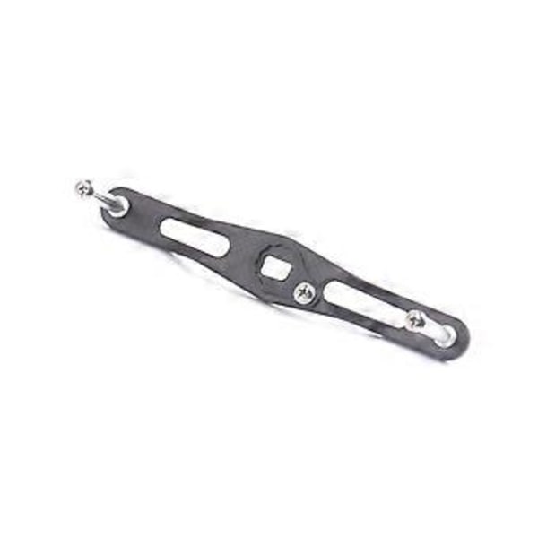Kolfiber Baitcasting Rulhandtag 95mm Med Vred För Abu Bait Rulle Fiskeverktyg