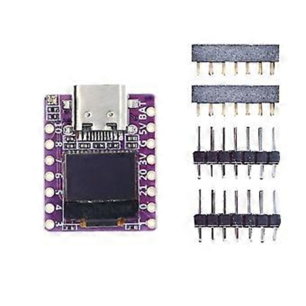 ESP32 Kehityskortti ESP32-C3 0.42 Tuuman LCD-näyttö WiFi Bluetooth Micropythonille (LCD:llä)