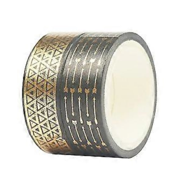 10 Folie Washi Tejp Set Papper Scrapbooking Självhäftande Maskering DIY