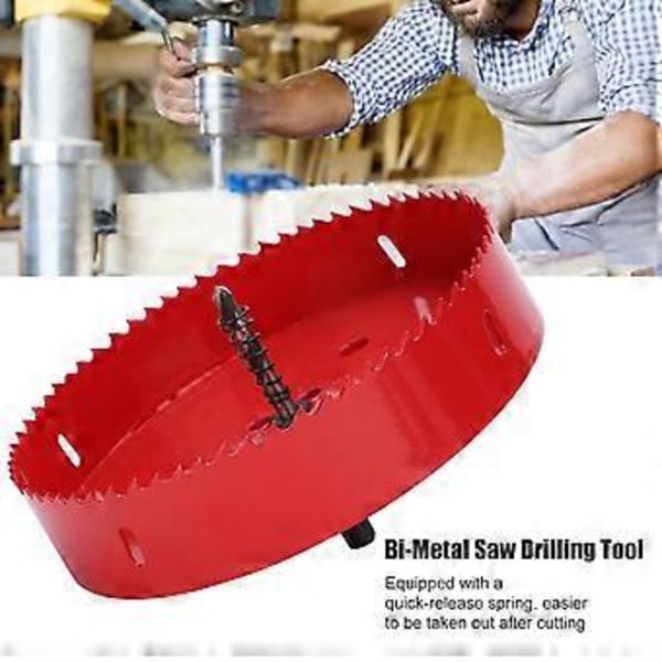 Reikäsaha Pyöreä Bi-metallipora Työkalu Teollisuustarvikkeet M42 Metalli (140)