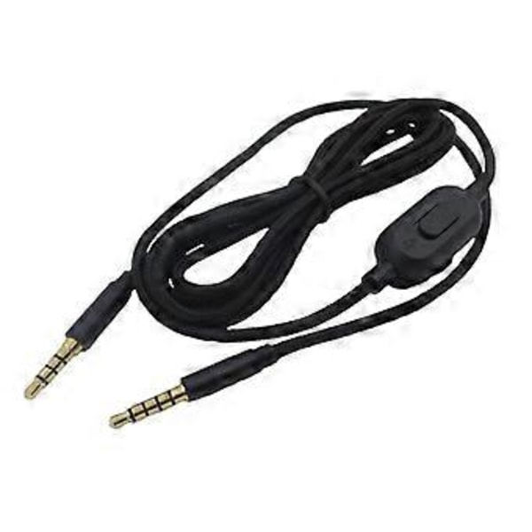 Erstatningslydkabel Bærbar Ledning for Astro A10 A40 Gaming Headset Ledning Ultra-Holdbar Lydledning Volumkontroll