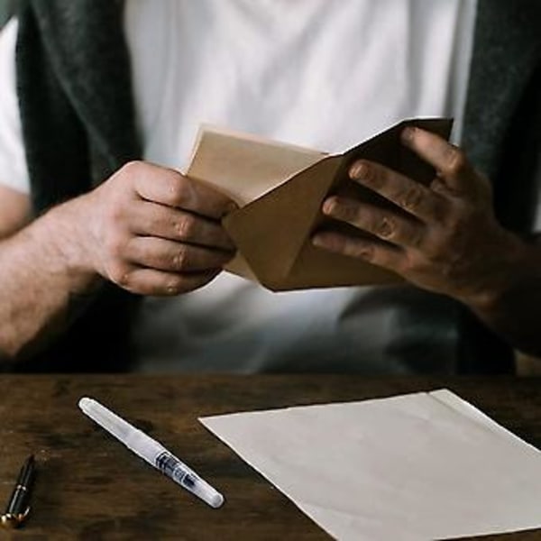 10 Stk. Fugterstempel i Blyantstil Kuvertfugter Postbrevforsegler Kuvertlikker Til