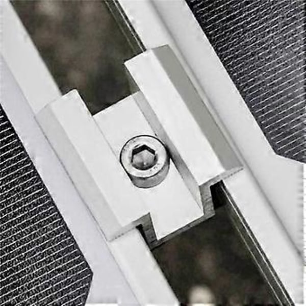 8-pack Solpanel Monteringsfästen, Solpanel Ändklämmor, Mittklämmor, för PV Solpanel Solmodul 30mm