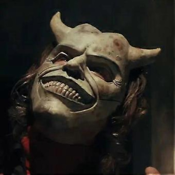 The Black Phone Horrorfilm Latex Maske Halloween The Grabber Cosplay Maske Fest Skræmmende Udklædning Kostume Rekvisitter Til Voksne