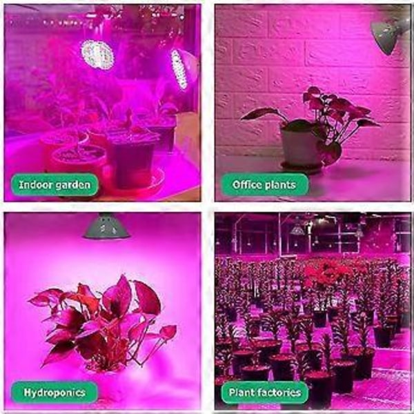 Led-kasvilamppu 48W, punaisella ja sinisellä valolla varustettu led-kasvilamppu