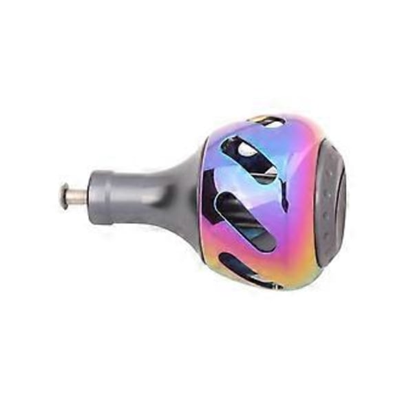 Fiskerulle Knop Legering 39mm Rulle Regnbuefarve Håndtag Knop Fiske DIY Rulle Tilbehør