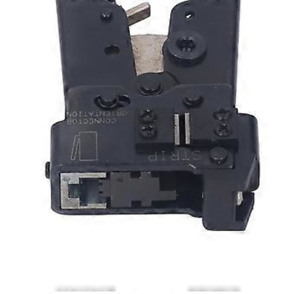 Verkkokaapelipuristin, hiiliteräspää, liukumaton kumikahva, 8P-räikkärakenne, RJ45-puristustyökalu