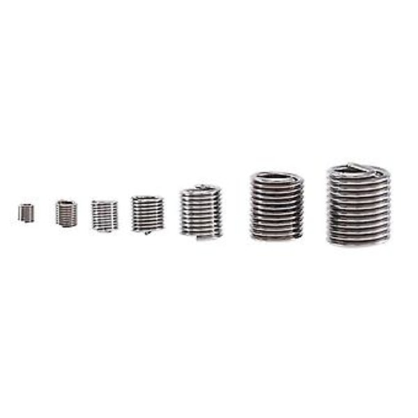 2 Sett 200 stk Gjenget Innlegg Wire Innlegg Kit -m6/m8 M10 M12 Mindre Stål 304 Skruehylse Gjenge