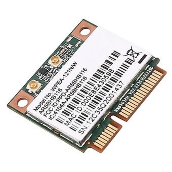 Trådløst netværkskort Atheros Ar9832 Ar5bhb116 2.4/5 Ghz Single-chip 300 Mbps 802.11n Mini Pci-e Wi