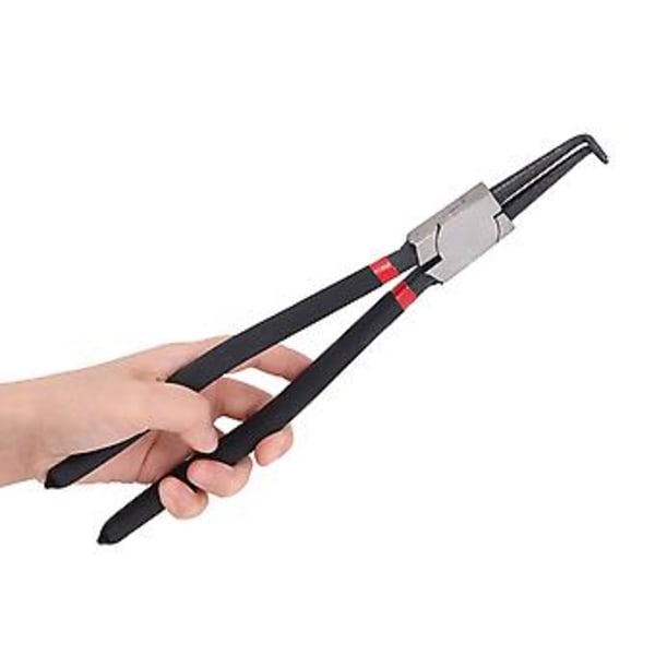 Intern C-Clip Tång Kolstål Gummi Låsringstång för DIY Underhåll Hushåll 33 cm