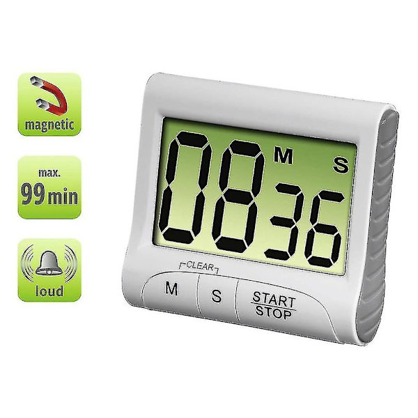 Display køkken timer magnetisk bagside høj alarm på et reb madlavning timere til køkkenlærere studerende spil børn møder