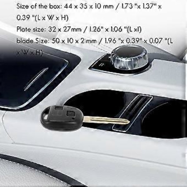 2 NAPIN KAUKOSÄÄDINAVAINEN KUORI Yaris-malliin