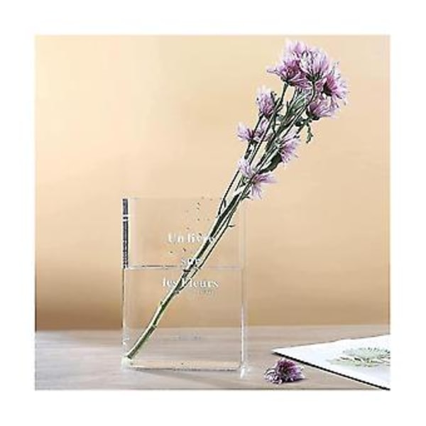 Vase Akryl Vase Ins Blomst Hjem Rotte Hydroponisk Skrivebord Ornt , T