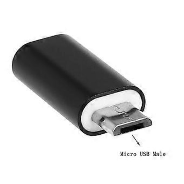 8-Pin för Lightning Hona Till Micro USB Hane Adapter Konverterare För Androids Phon