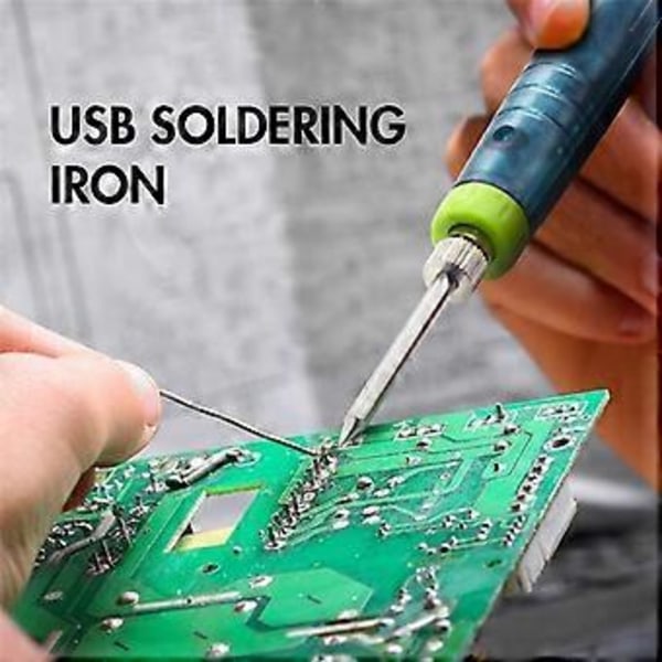 USB Elektrisk Lödkolv 5V Lågspännings Elektrisk Lödkolv Set Lödningsverktyg