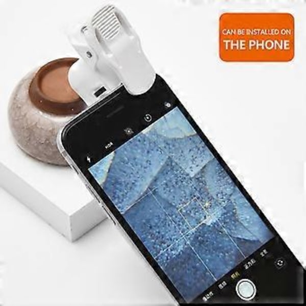 60X Mini Bærbar Smartphone Mikroskop