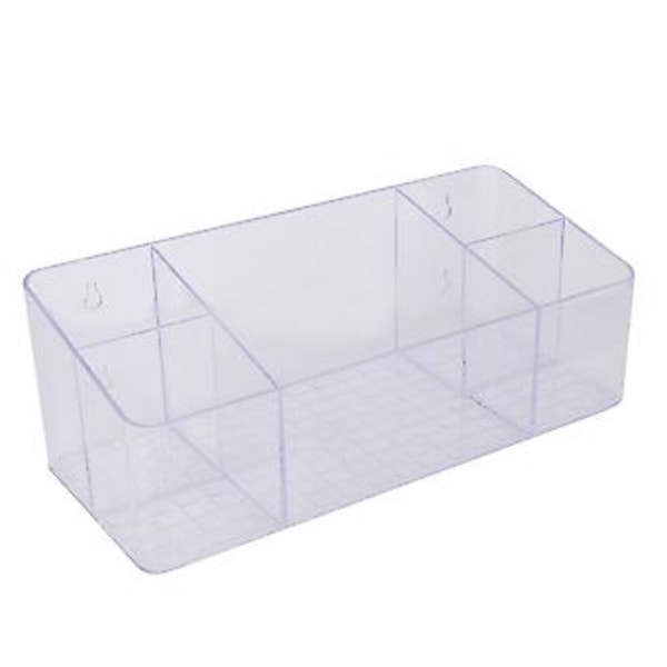 Opbevaringsboks Makeup Organizer Kosmetik Badeværelse Væghængt Etui Smykkeskrin (Transparent)
