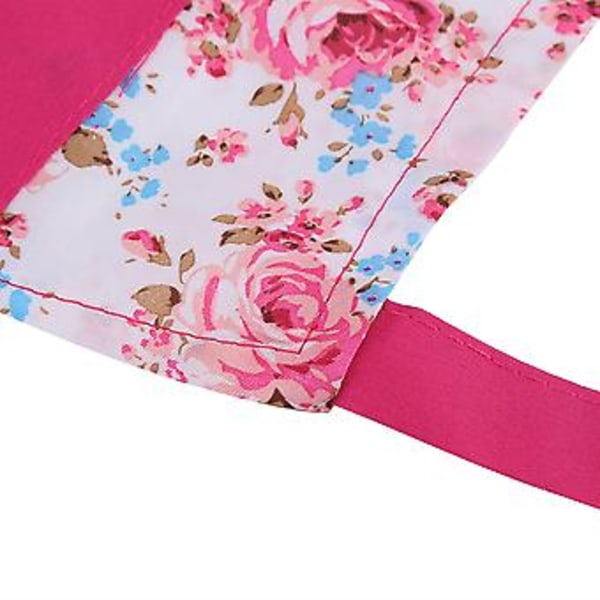 Dam Hem Kök Kock Bib Rosblomma Stil Rosett Ficka Spets Förkläde Klänning X