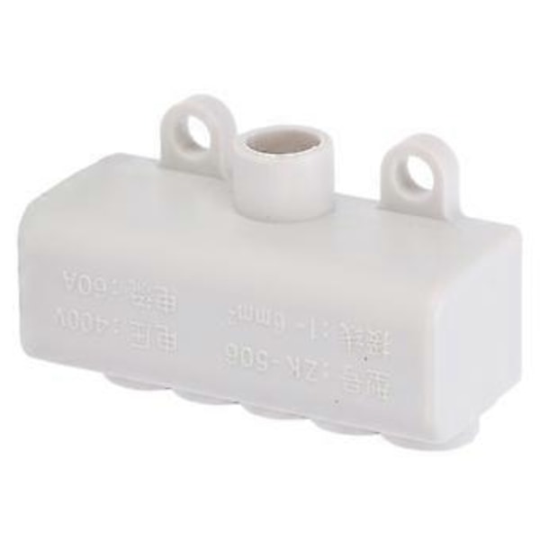 4 st Högeffekts Huvudsplitter T-formad Kopplingsplint Industriell Anslutning 400V 60A (1-in 4-ut (ZK-506))