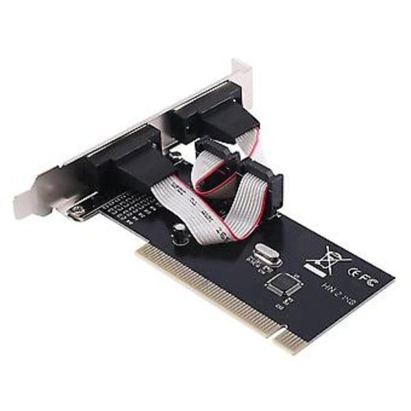 PCI til R232 Adapter PCIe til 2 Port Seriel Udvidelseskort PCI-e til Industriel RS232 Seriel Port Adapter