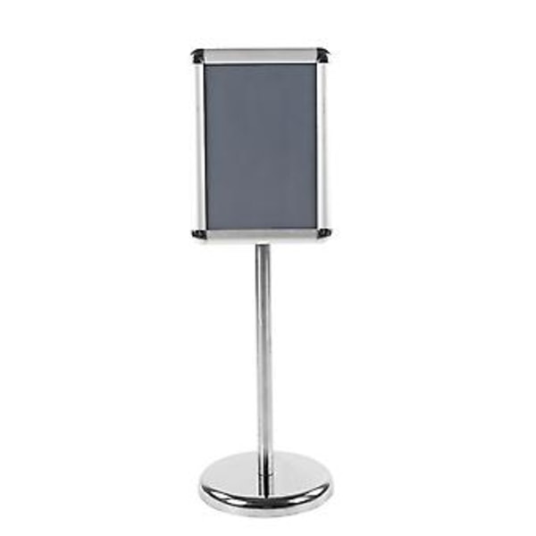 A3 A4 Gulvplakatstativ Display Snap Frame Bar Kaffebar Meny Tavle Sølv UK