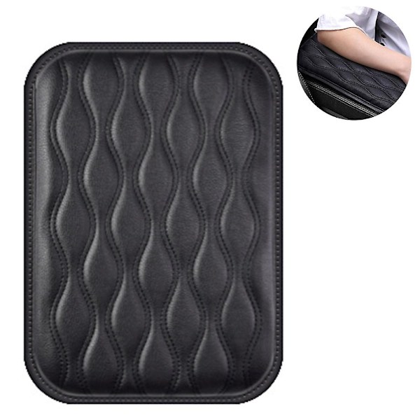 Auto Center Console Cover Pad, Universal Fit For Suv/truck/car, Vanntett Lær Armrest Seteboks Deksel, Bil Armrest Deksel (1 Stykke)