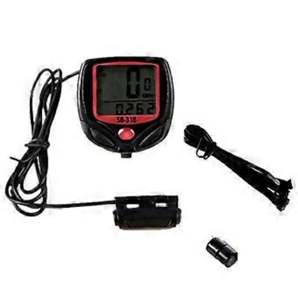 Vandtæt Cykelcomputer Cykelmåler Odometer Speedometer LCD Display Cykelcomputer Velocimetro Kablet Stopur