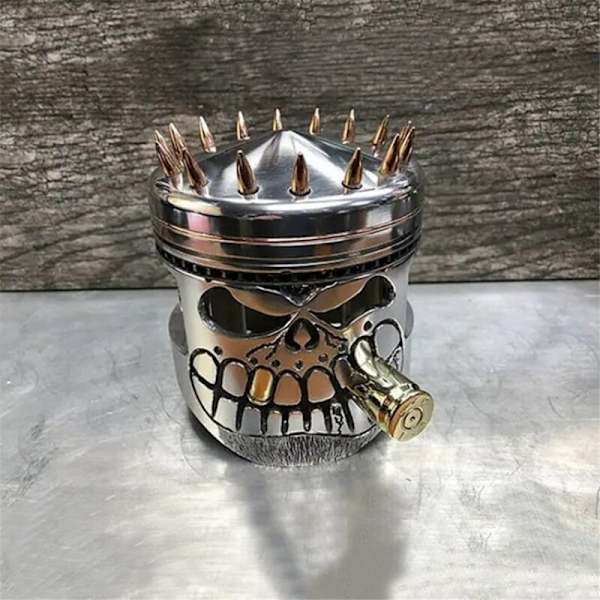 Resin udskåret skelet skulptur ornament cosplay Halloween stempel kranie skulptur figur kunst desktop B