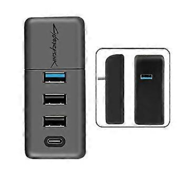 Usb Splitter Hub Dockningsstation Telefonladdare För Biltillbehör